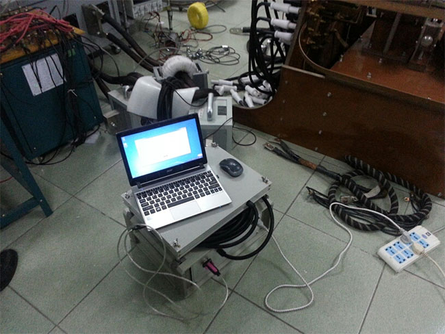 高精度全光纖大電流直流傳感器在中國計(jì)量科學(xué)研究院作現(xiàn)場校正測試